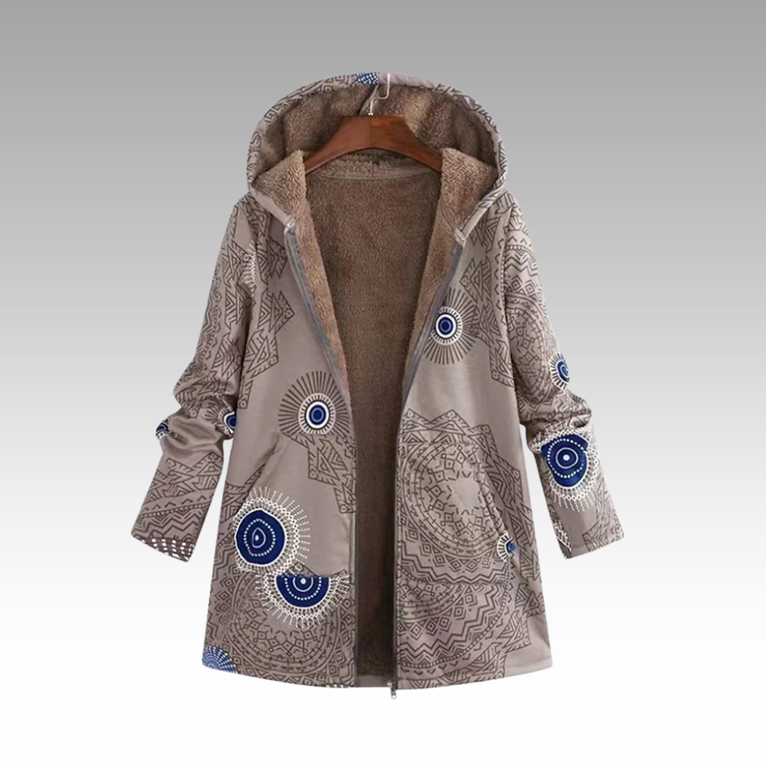 Saffiya - Warm and soft hooded jacket