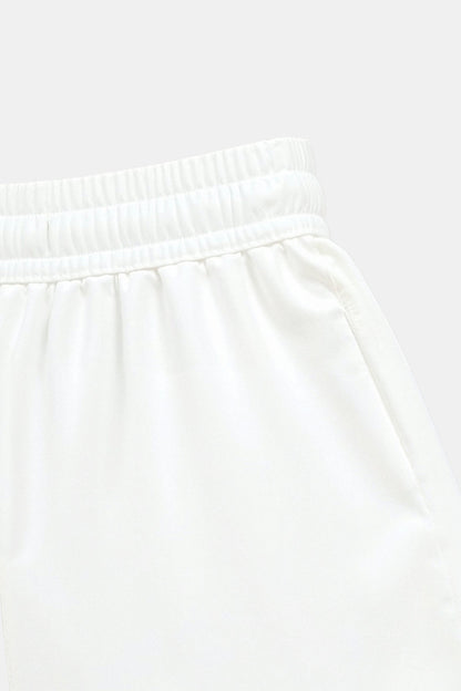 Old Money Elastic Waist Loose Drawstring Straight Leg Pants