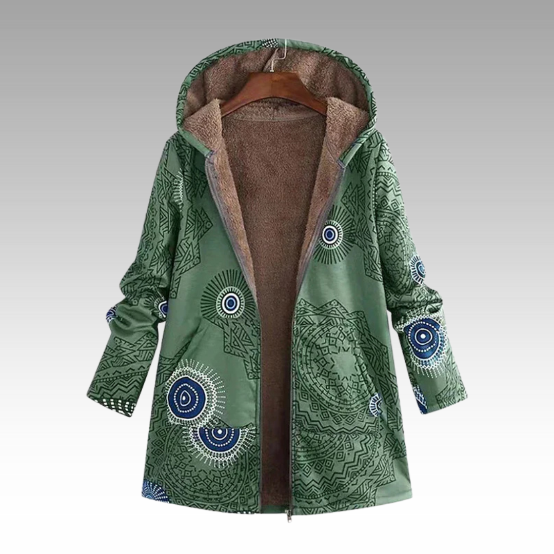 Saffiya - Warm and soft hooded jacket